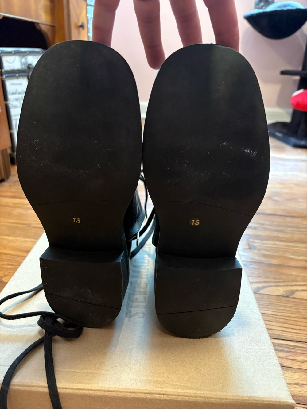 Steve Madden Crimson Combat Boots - Picture 5 of 6